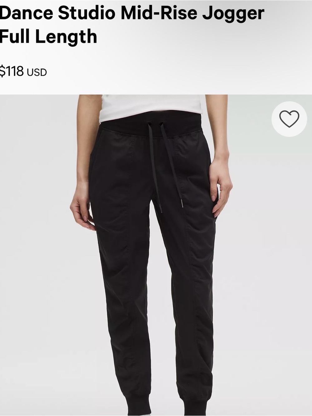 Lululemon studio pants